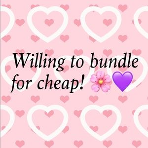 Clothes bundles. Will take any ISO.